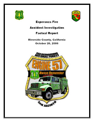 Esperanza Fire Factual Report cover